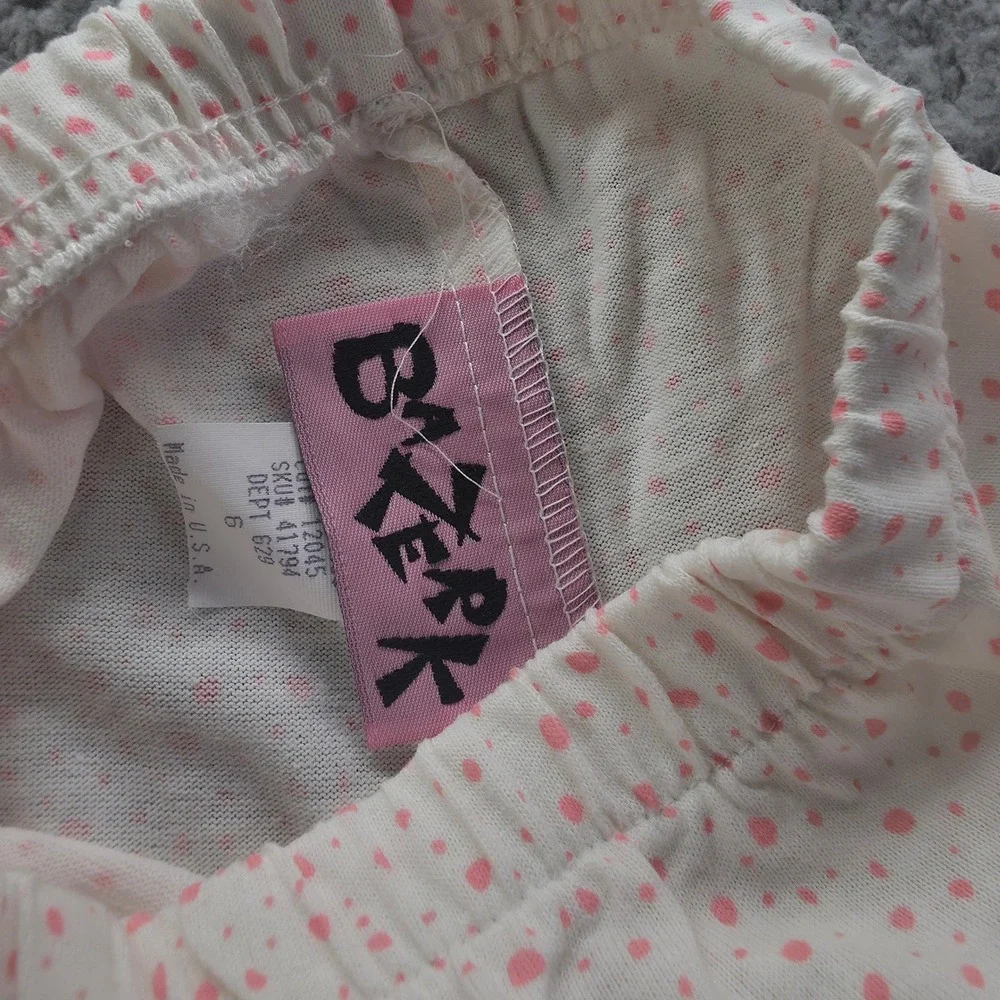 Vintage Bazerk Girls Heart Graphic T-Shirt and Leggings Set Size 6 90s USA